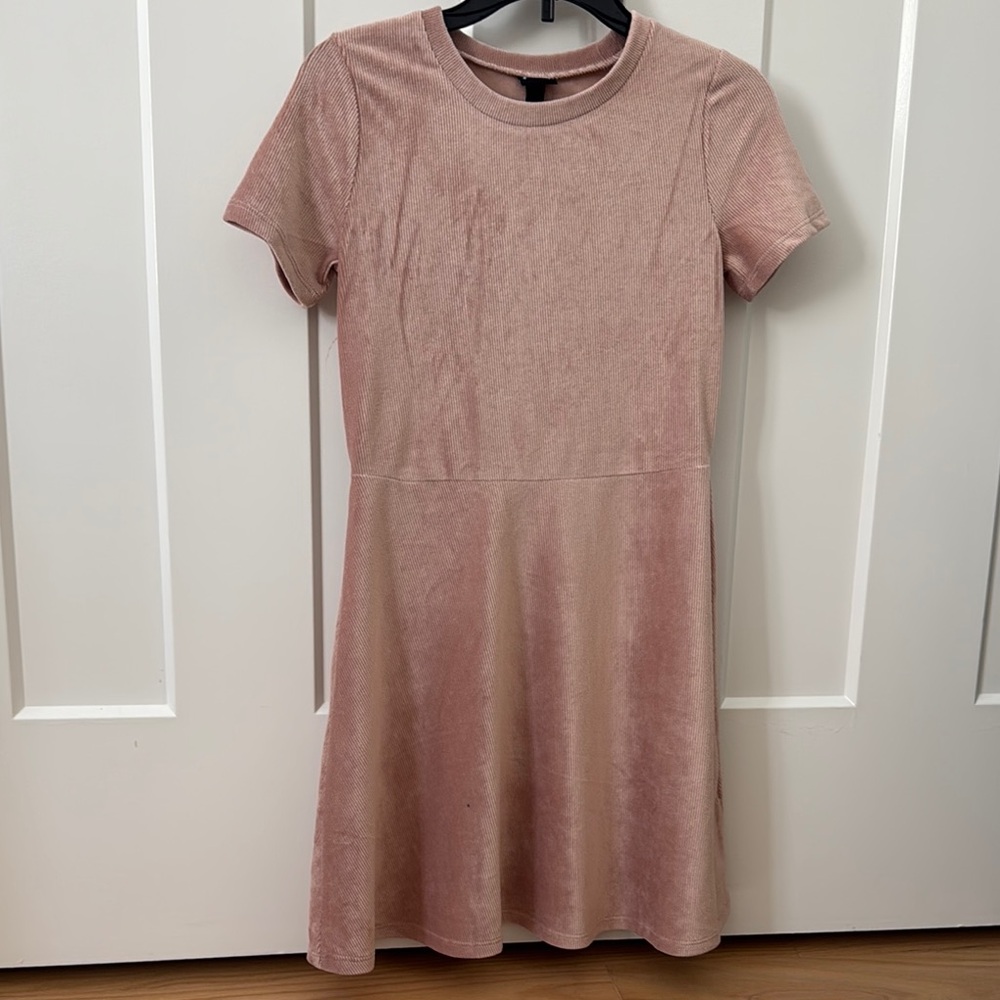 Pink Velvet Dress